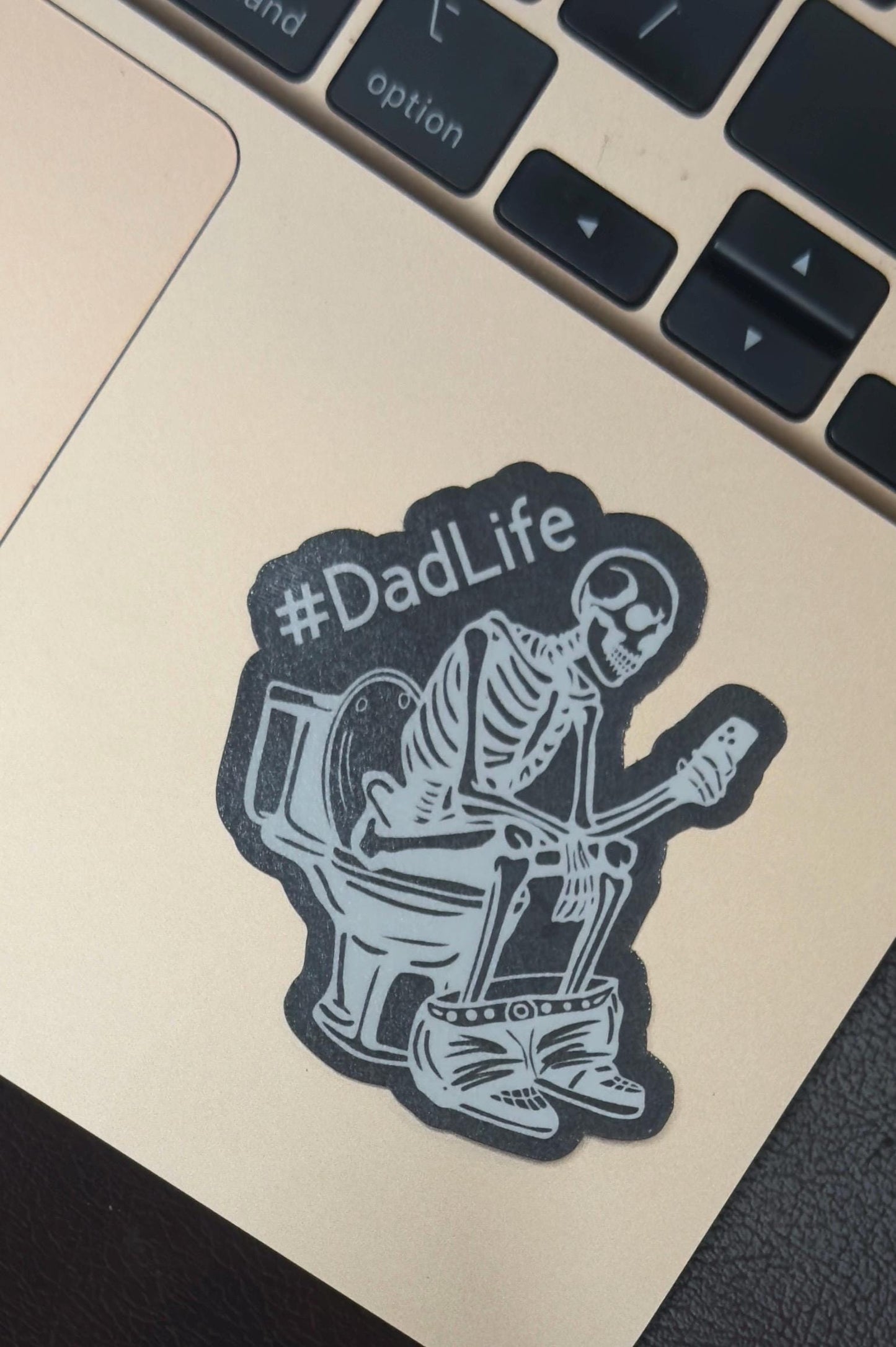 Dad Life Sticker – Funny Dad Decal for Laptop, Water Bottle, Hydroflask, Tumbler • Gift for Dad • Waterproof Vinyl Sticker