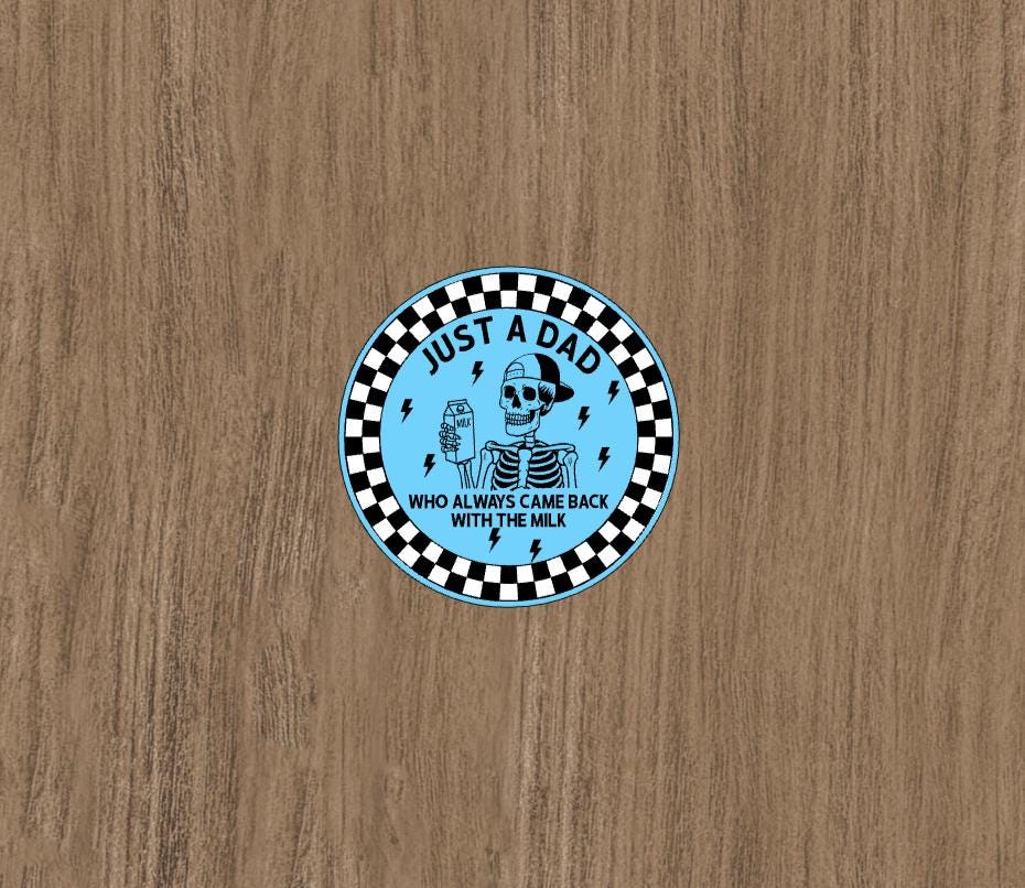 Funny Dad Sticker – Fun Quote Decal for Laptop, Tumbler, Water Bottle • Waterproof Vinyl Sticker • Gift for Dads